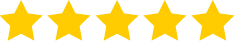 Five gold stars in a row indicating a five‑star rating.