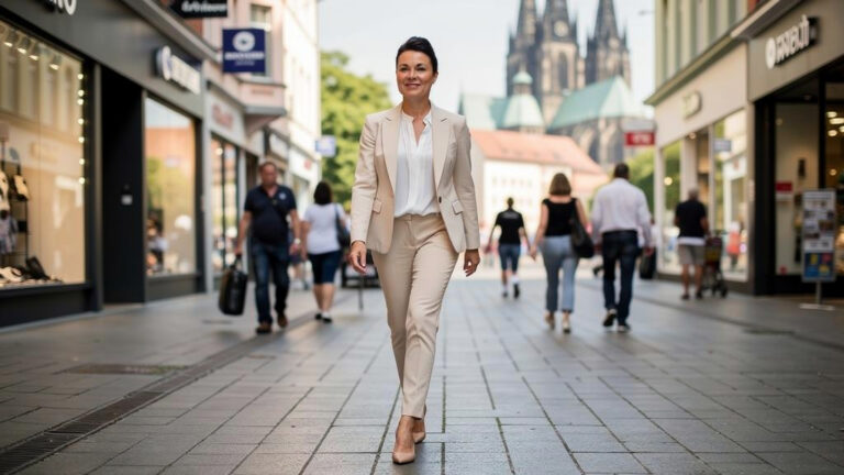 Souverän und zielgerichtet bewegt sich eine Immobilienberaterin von WEKEYS Immobilien durch eine lebendige Innenstadt. Die urbane Kulisse steht sinnbildlich für Marktkenntnis, regionale Vernetzung und ein Gespür für Angebot und Nachfrage. WEKEYS verbindet persönliche Beratung mit fundierter Analyse und klarer Vermarktungsstrategie – für Eigentümer und Käufer, die auf Kompetenz und Präsenz setzen. - ✅ WEKEYS IMMOBILIEN – Menschlich. Engagiert. Erfolgreich.